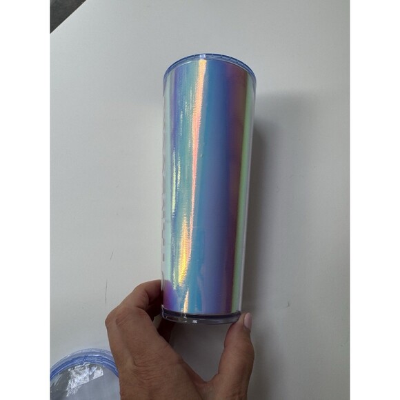 Starbucks Ocean Kaleidoscope Dome Venti Tumbler 24 OZ (BRAND NEW-RARE) NO STRAW - Picture 5 of 8